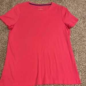 Talbots Coral Short Sleeve Tee